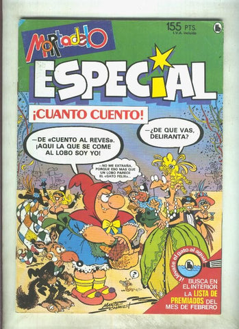 Mortadelo Especial numero 206: Cuanto cuento (numerado 08 en trasera)