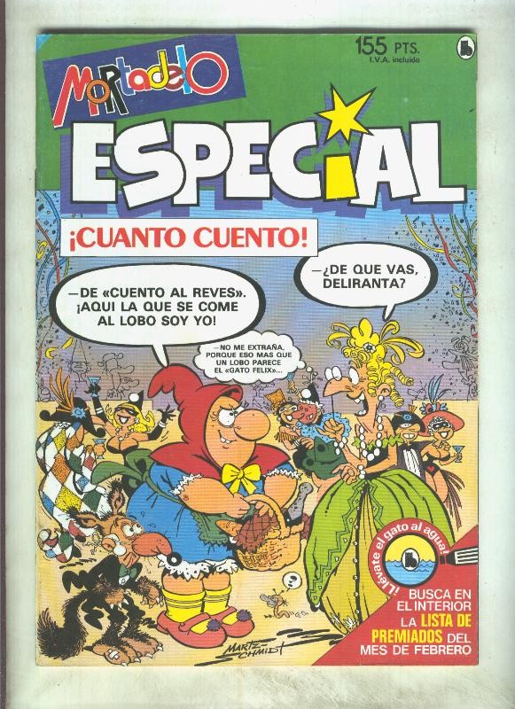 Mortadelo Especial numero 206: Cuanto cuento (numerado 07 en trasera)
