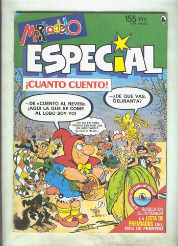 Mortadelo Especial numero 206: Cuanto cuento (numerado 05 en trasera)