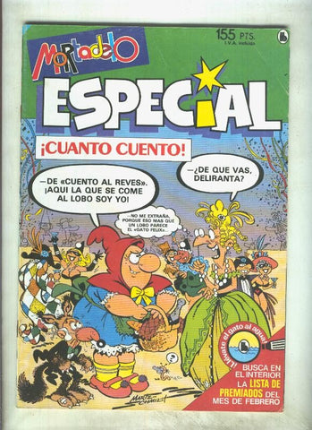 Mortadelo Especial numero 206: Cuanto cuento (numerado 01 en trasera)