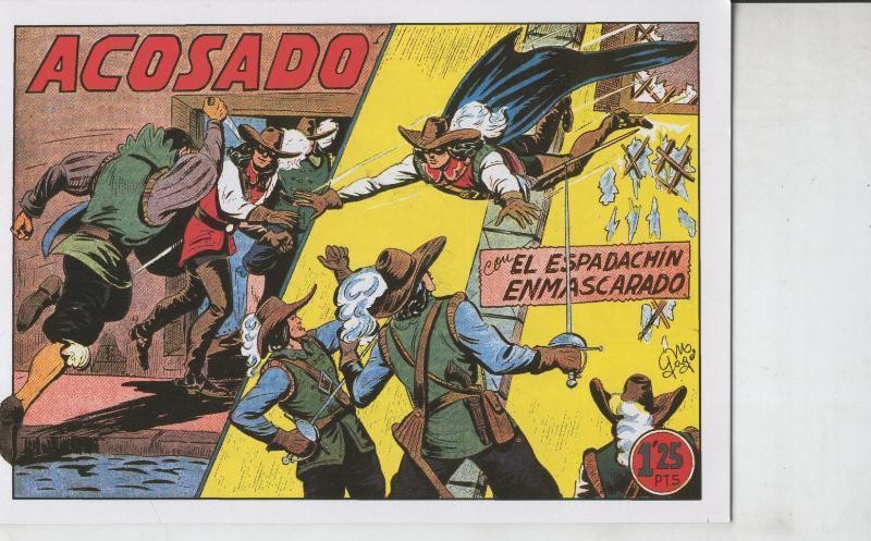 El Espadachin Enmascarado facsimil numero 030: Acosado