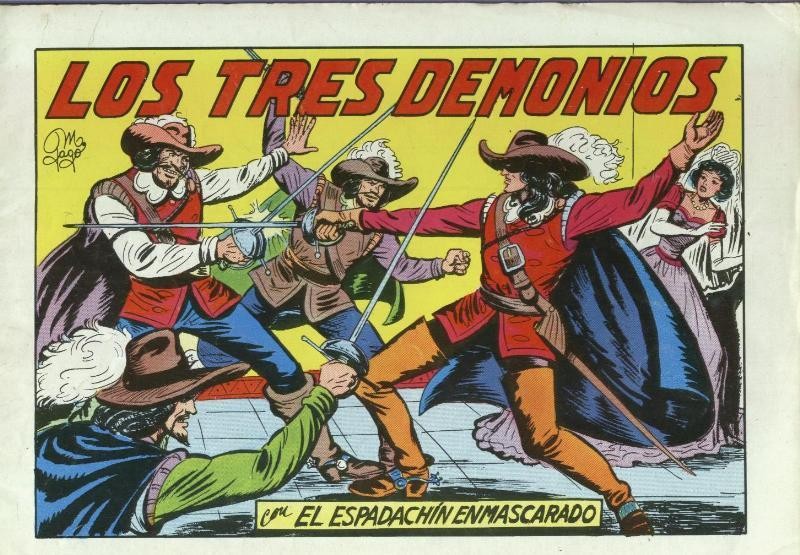 El Espadachin Enmascarado 3 en 1 numero 24 (numerado 1 en trasera(