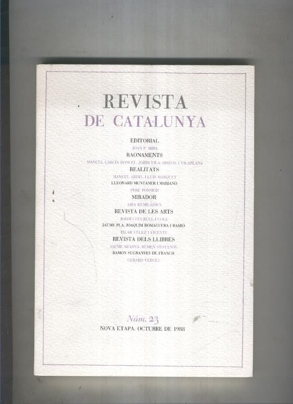 Revista de catalunya numero 023