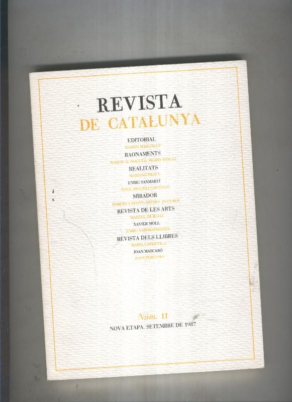 Revista de catalunya numero 011