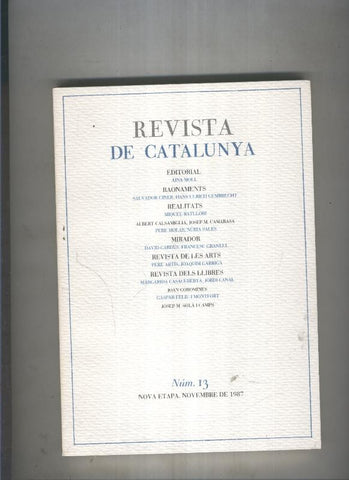 Revista de catalunya numero 013