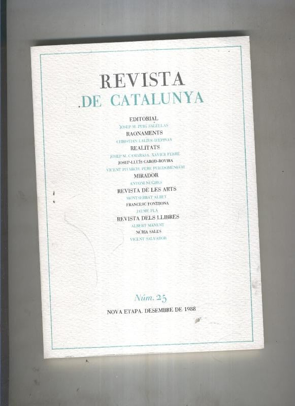 Revista de catalunya numero 025