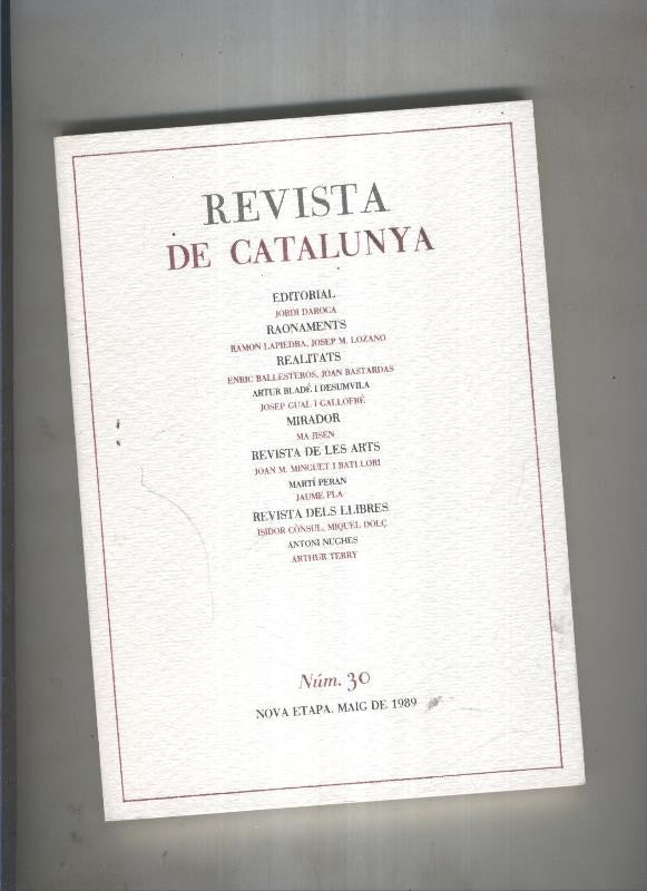 Revista de catalunya numero 030