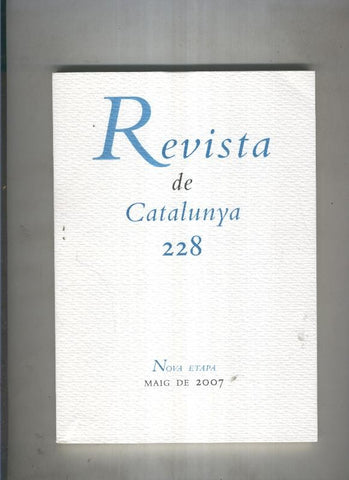 Revista de catalunya numero 228