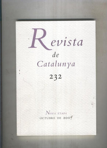 Revista de catalunya numero 232