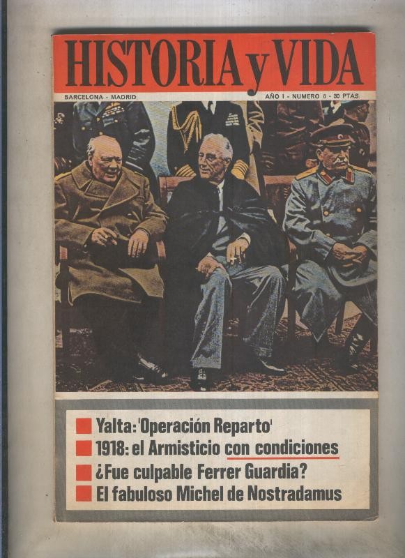 Historia y Vida numero 008 (numerado 1 en trasera)