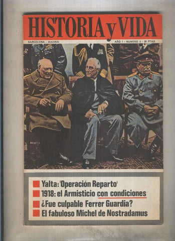 Historia y Vida numero 008 (numerado 1 en trasera)