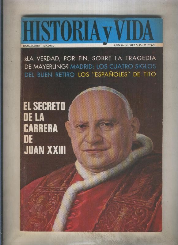 Historia y Vida numero 011 (numerado 1 en trasera)