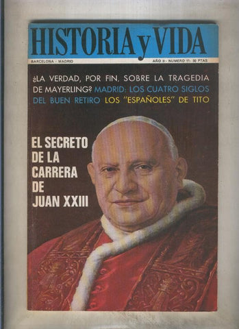 Historia y Vida numero 011 (numerado 1 en trasera)