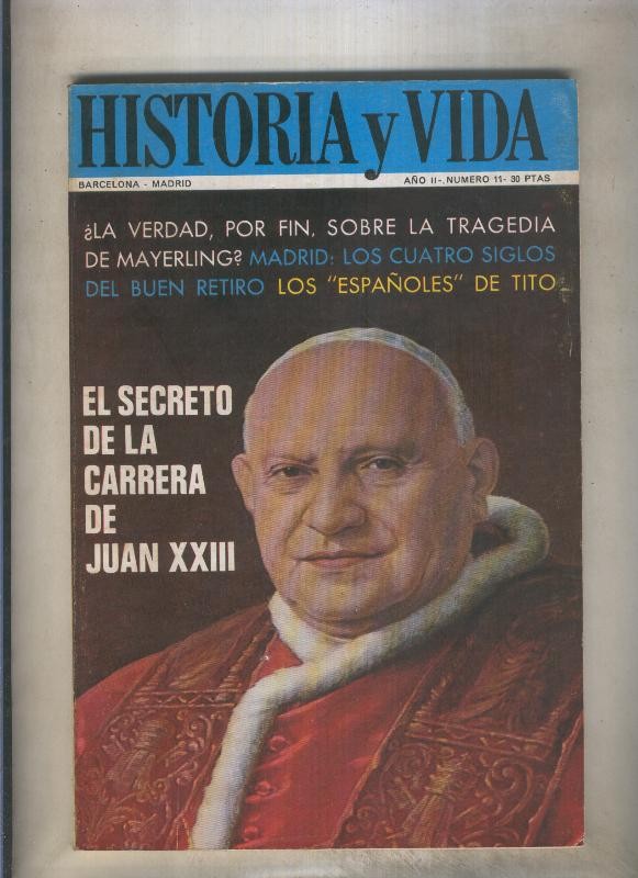 Historia y Vida numero 011 (numerado 4 en trasera)