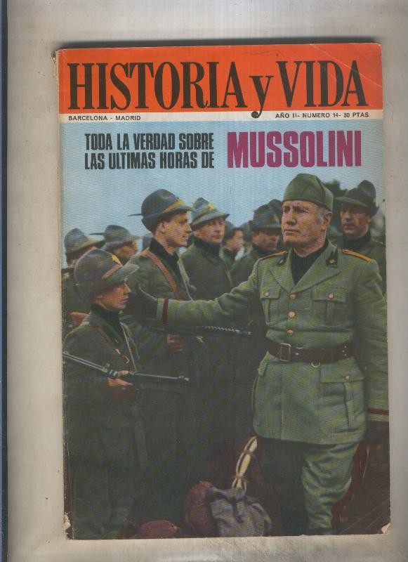 Historia y Vida numero 014 (numerado 1 en trasera)
