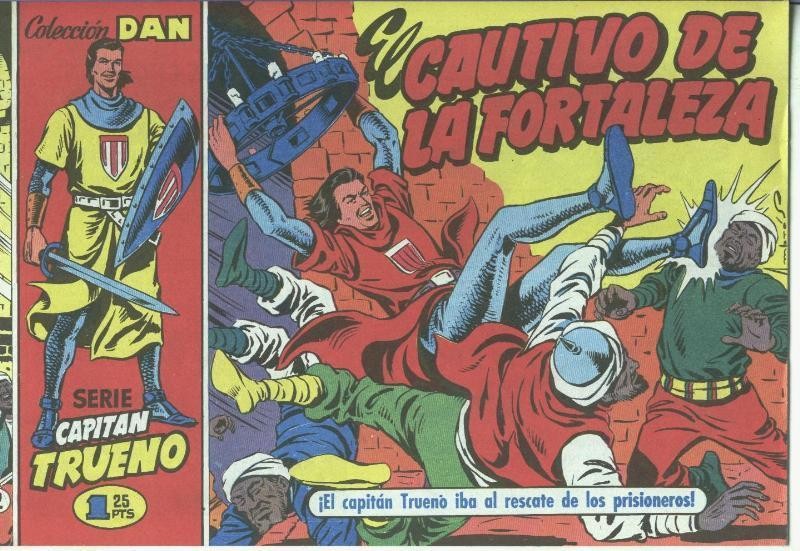 El Capitan Trueno facsimil numero 002: El cautivo de la fortaleza