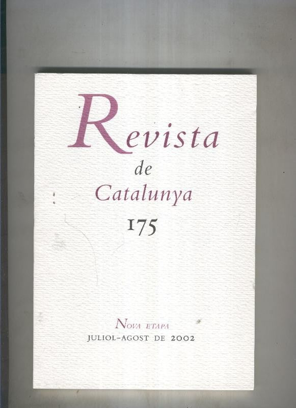 Revista de catalunya numero 175
