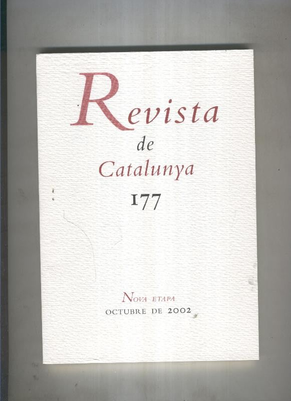 Revista de catalunya numero 177