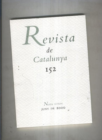 Revista de catalunya numero 152