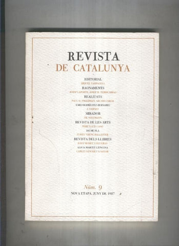 Revista de catalunya numero 009