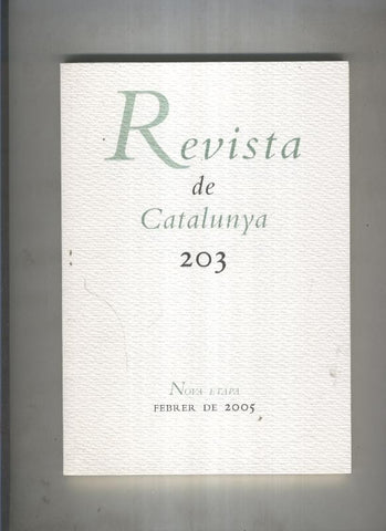 Revista de catalunya numero 203