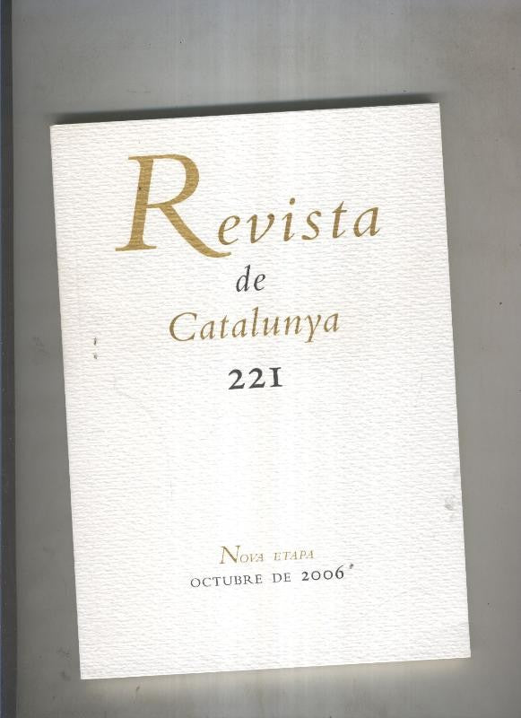 Revista de catalunya numero 221