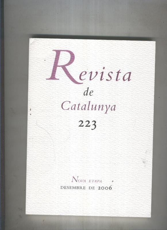 Revista de catalunya numero 223