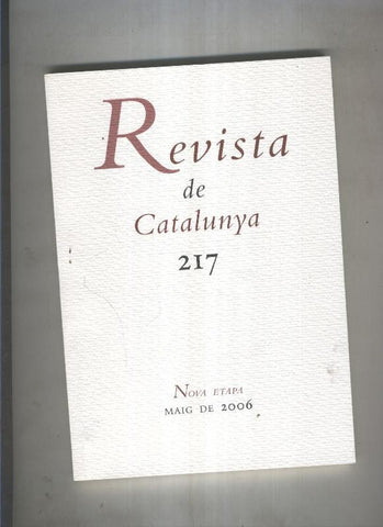 Revista de catalunya numero 217