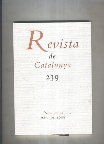 Revista de catalunya numero 239