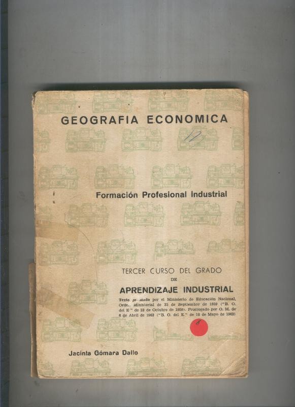 Geografia economica. Formacion profesional industrial 