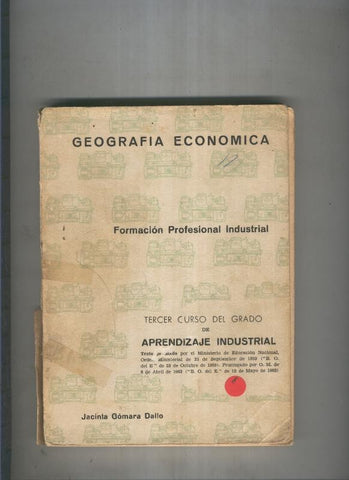 Geografia economica. Formacion profesional industrial 