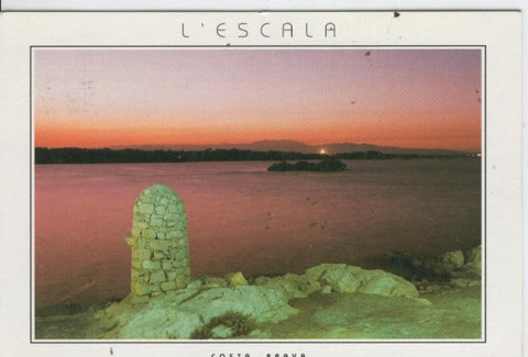 Postal 006749:  La Escala, Girona , Capvespre