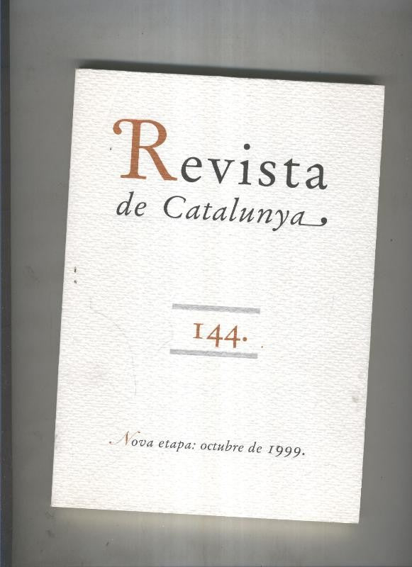Revista de catalunya numero 144