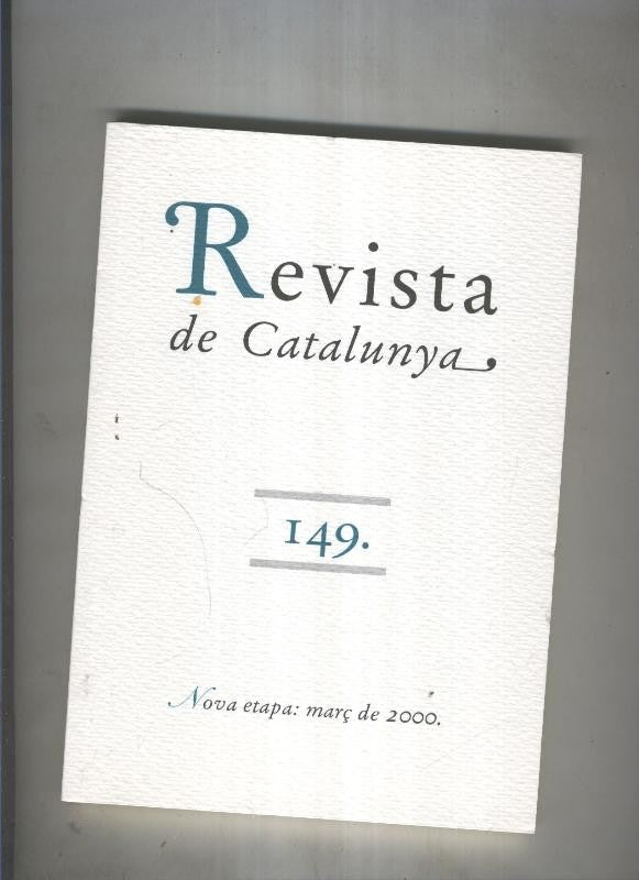 Revista de catalunya numero 149