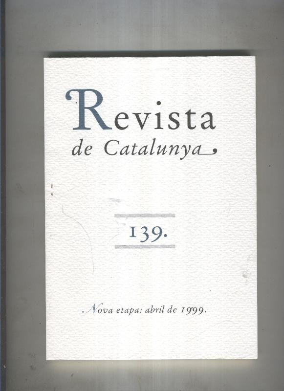 Revista de catalunya numero 139