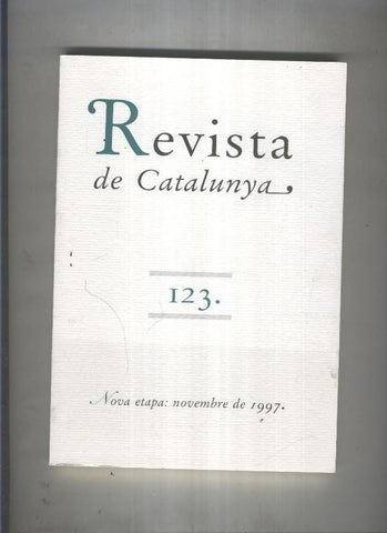 Revista de catalunya numero 123