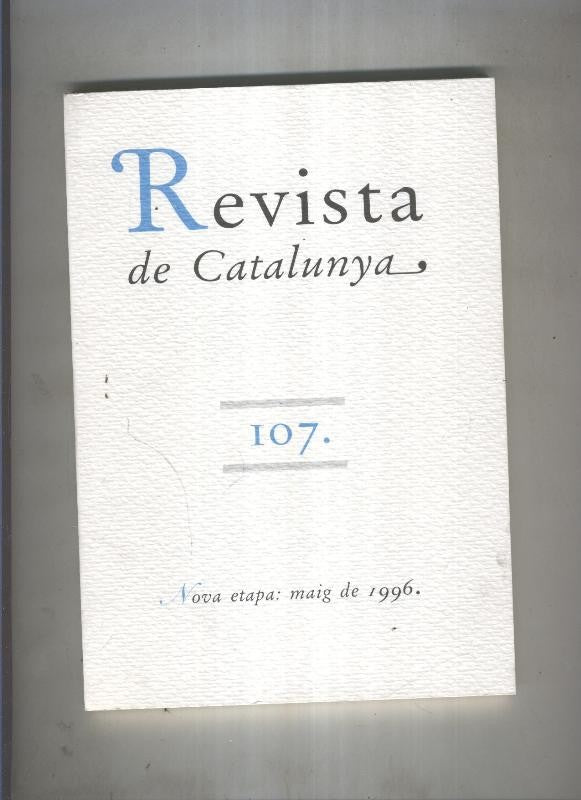 Revista de catalunya numero 107
