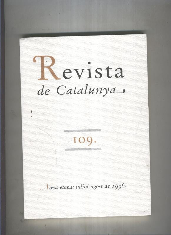 Revista de catalunya numero 109