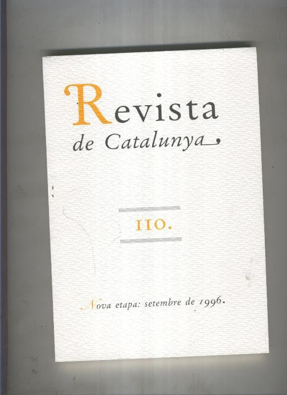 Revista de catalunya numero 110