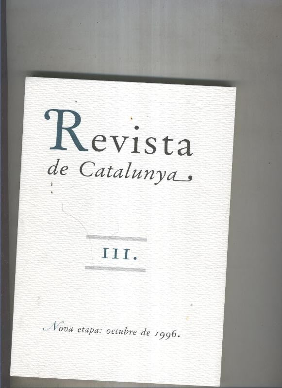 Revista de catalunya numero 111