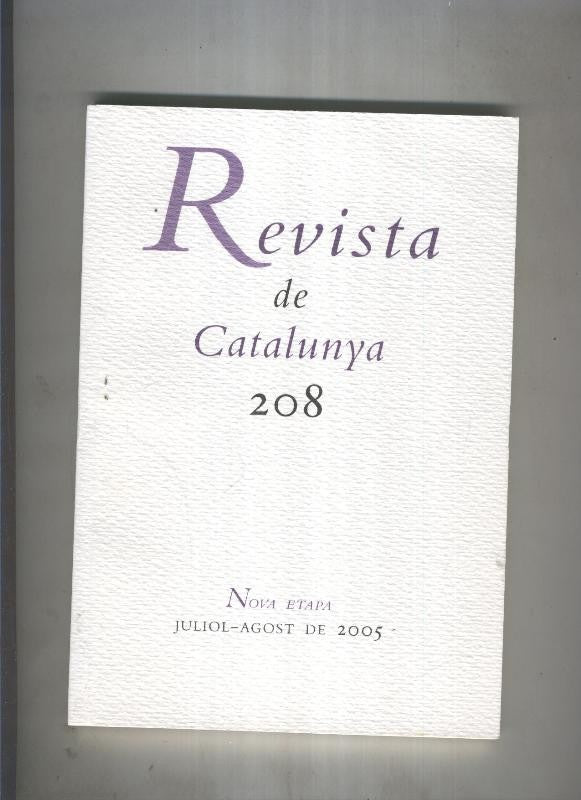 Revista de catalunya numero 208