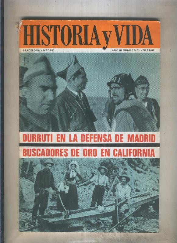 Historia y Vida numero 031 (numerado 2 en trasera(