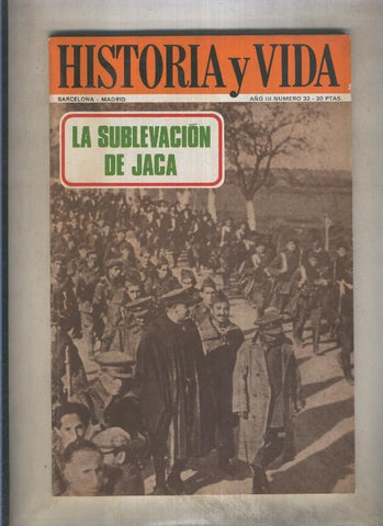 Historia y Vida numero 033 (numerado 3 en trasera)