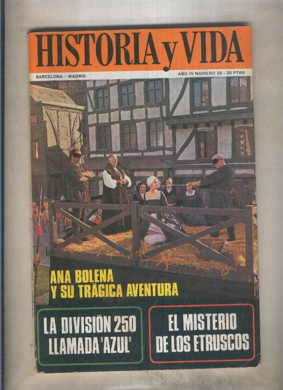 Historia y Vida numero 035 (numerado 1 en trasera)