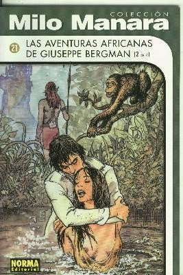 Coleccion Manara B/N numero 21: las aventurs africanas de Giuseppe Bergman numero 2