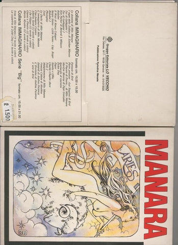 Milo Manara carpeta archivadora postales (ES SOLO LA CARPETA VACIA)
