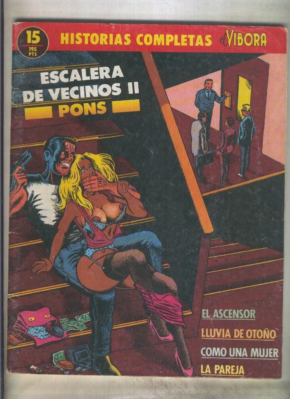 Historias completas de El Vibora numero 15: Escalera de Vecinos II (numerado 1 en trasera) 