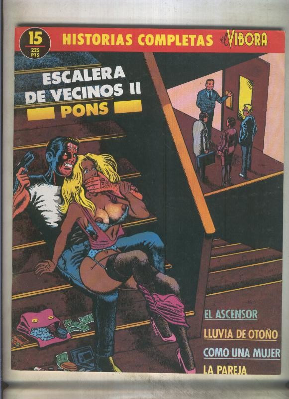 Historias completas de El Vibora numero 15: Escalera de Vecinos II (numerado 2 en trasera) 