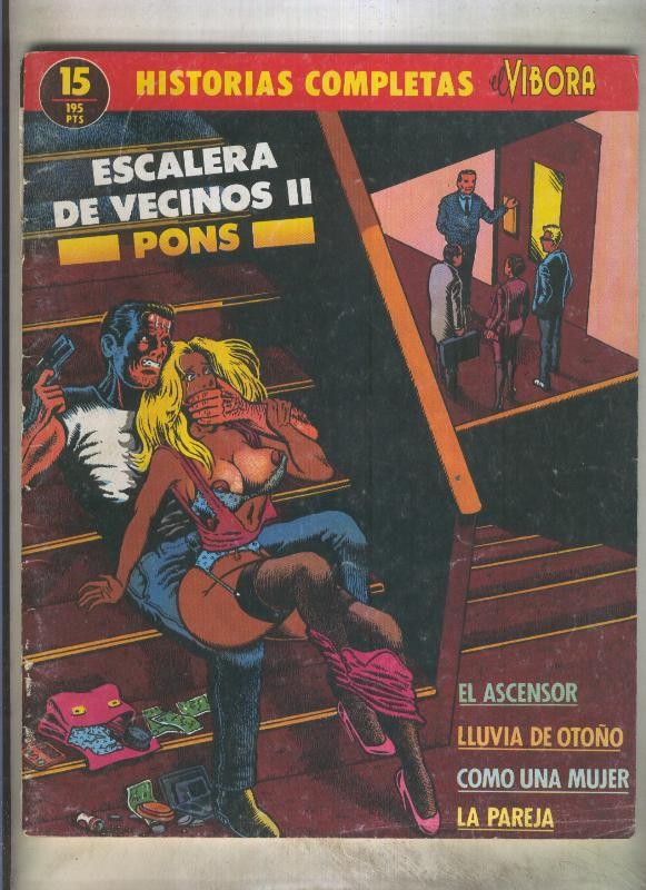 Historias completas de El Vibora numero 15: Escalera de Vecinos II (numerado 3 en trasera) 