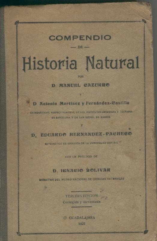 Compendio de Historia Natural